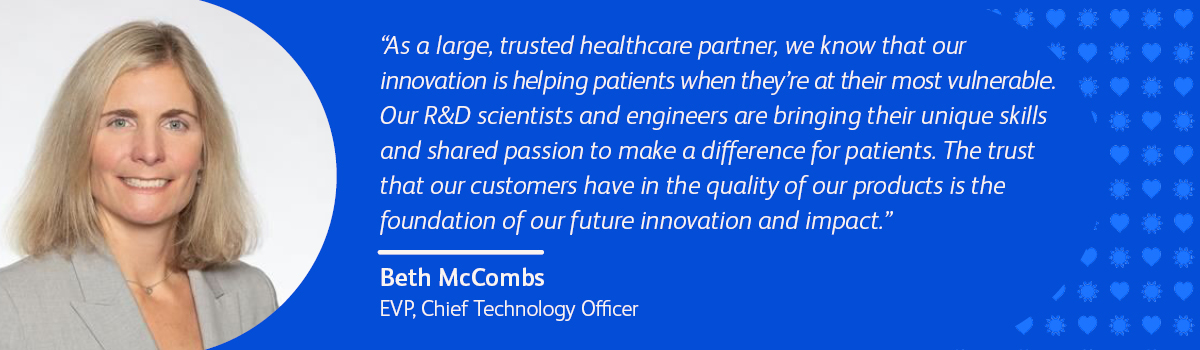 Quote from Beth McCombs, EVP, Chief Technology Officer at BD